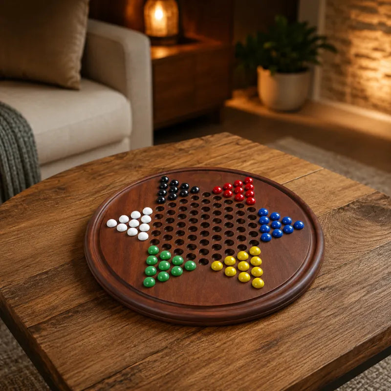 Dal Rossi 37cm Chinese Checkers Set