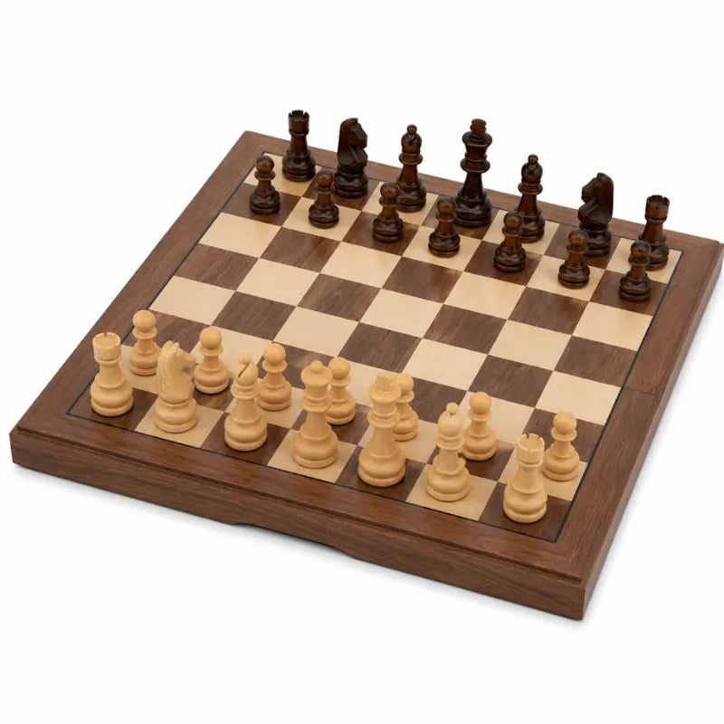 Dal Rossi 38cm Folding Chess Set