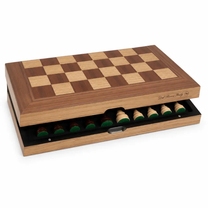 Dal Rossi 40cm Folding Chess Set