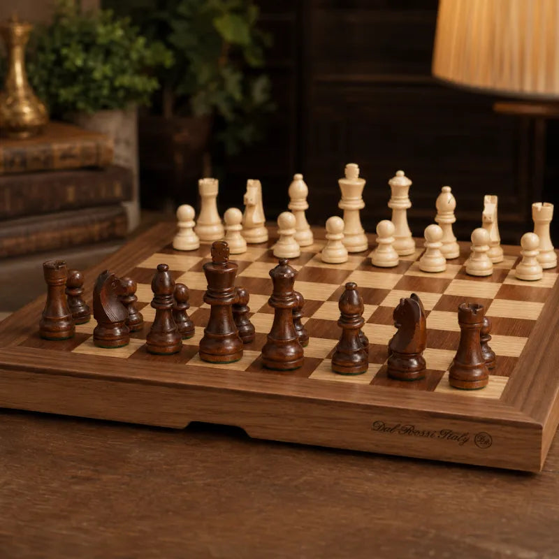 Dal Rossi 40cm Folding Chess Set