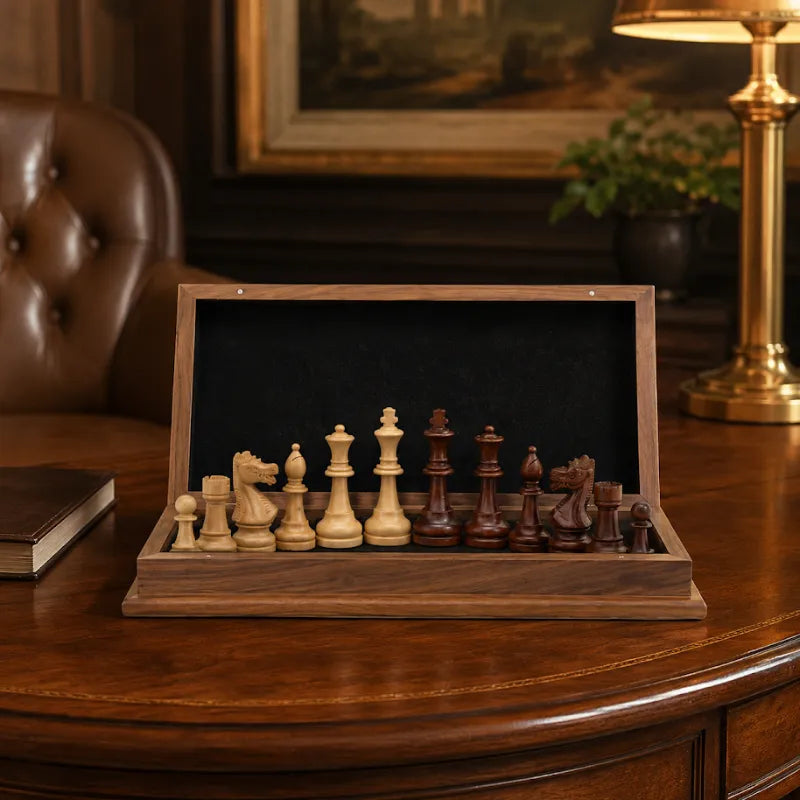Dal Rossi 45cm Folding Chess Set