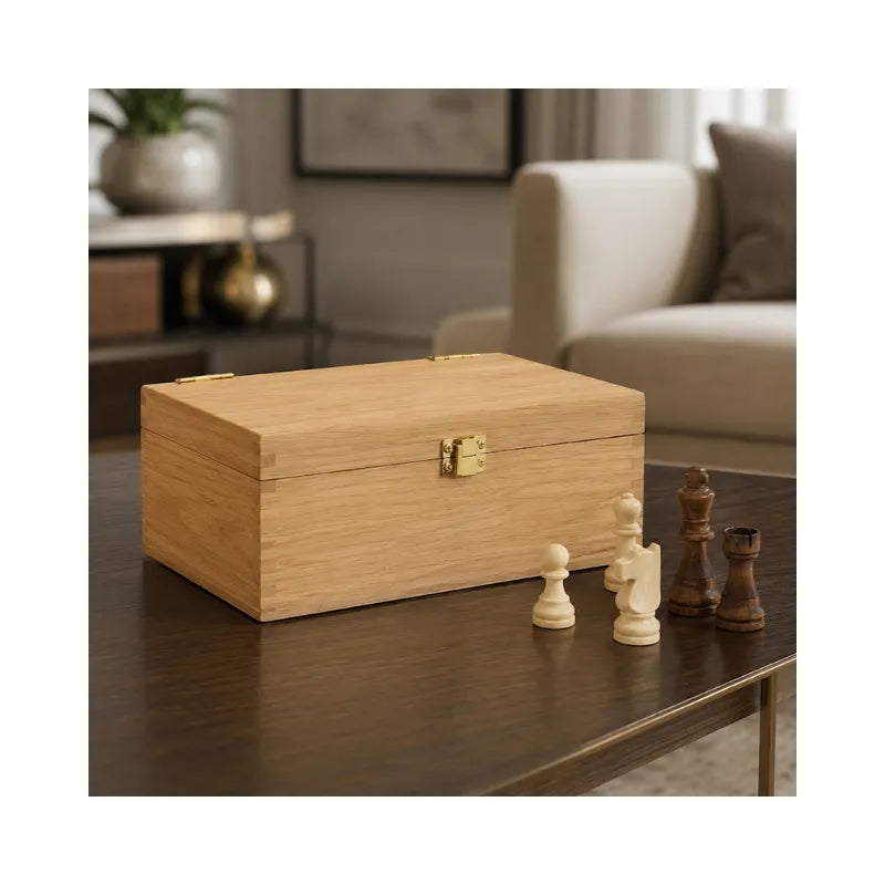 Dal Rossi 85mm Chess Pieces With Storage Box