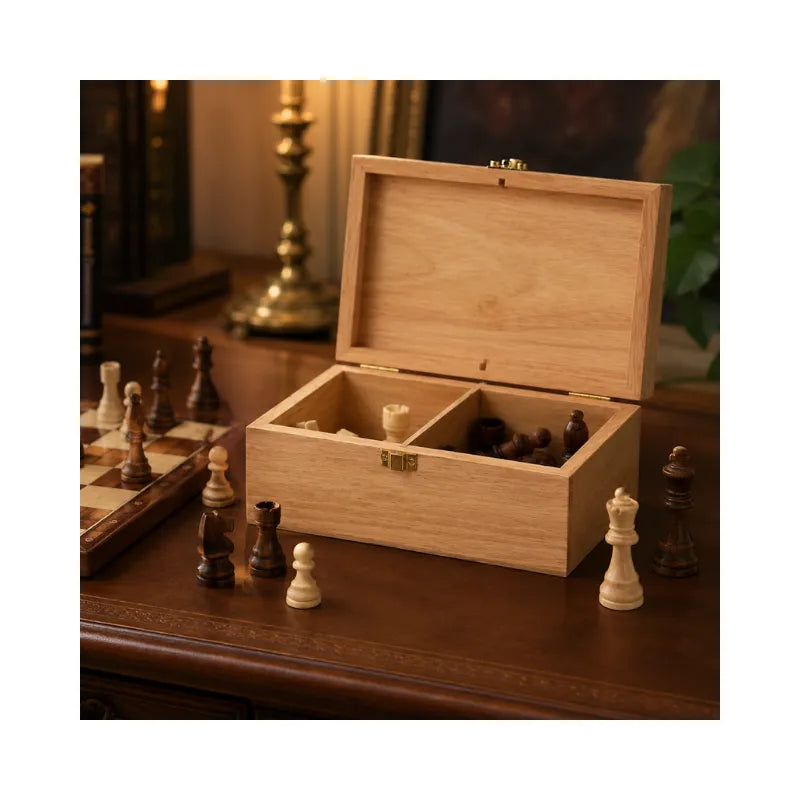 Dal Rossi 85mm Chess Pieces With Storage Box