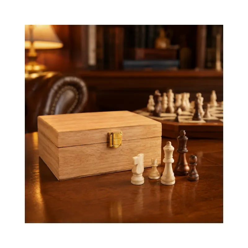 Dal Rossi 95mm Chess Pieces With Storage Box