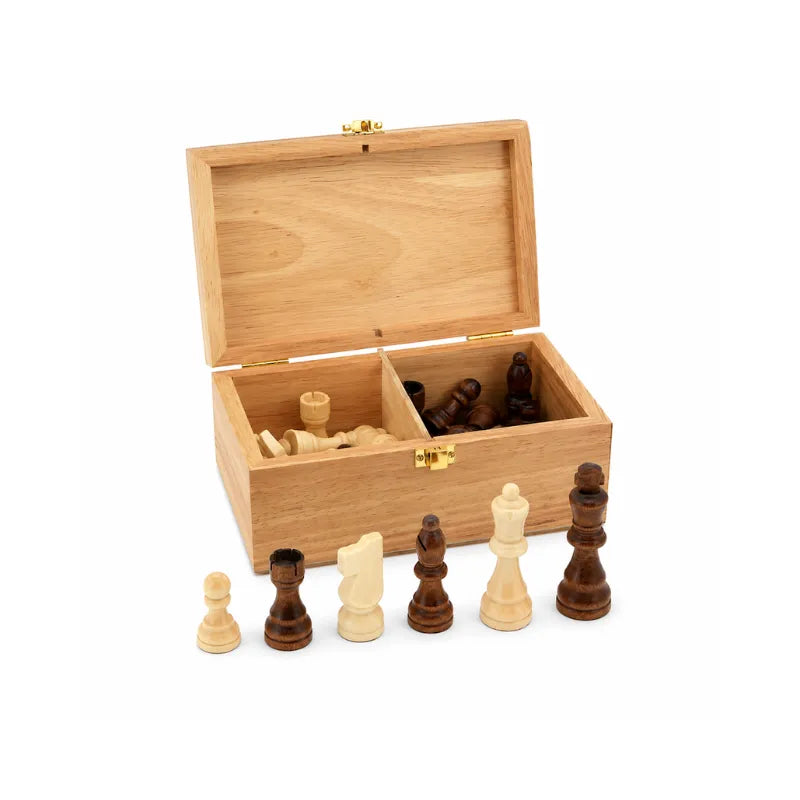 Dal Rossi 95mm Chess Pieces With Storage Box