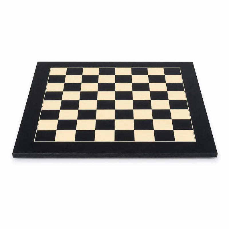 Dal Rossi Black & Erable 50cm Staunton Chess Set