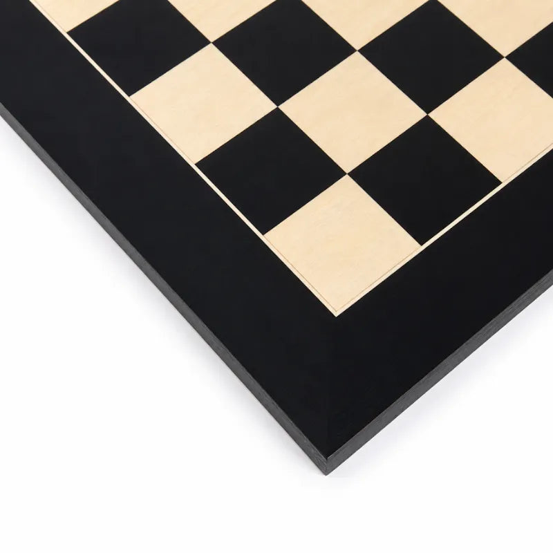 Dal Rossi Black & Erable 50cm Staunton Chess Set