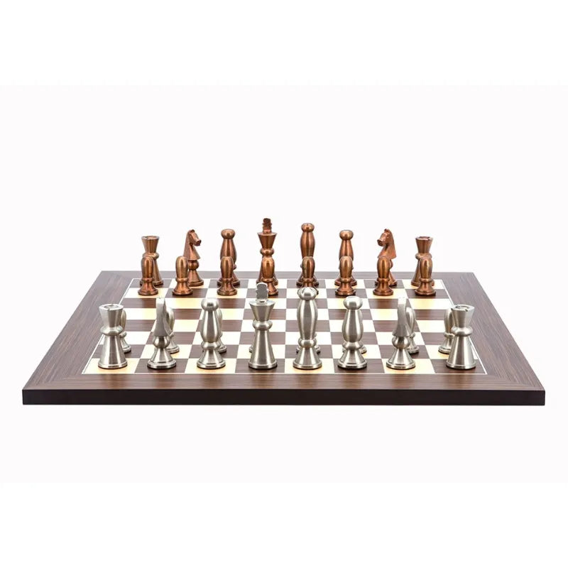 Dal Rossi Copper & Silver 50cm Chess Set