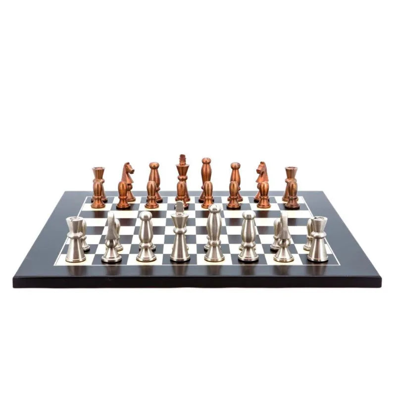 Dal Rossi Copper & Silver 50cm Chess Set
