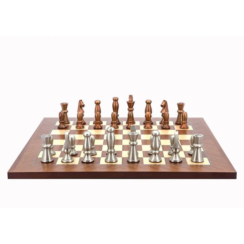 Dal Rossi Copper & Silver 50cm Chess Set