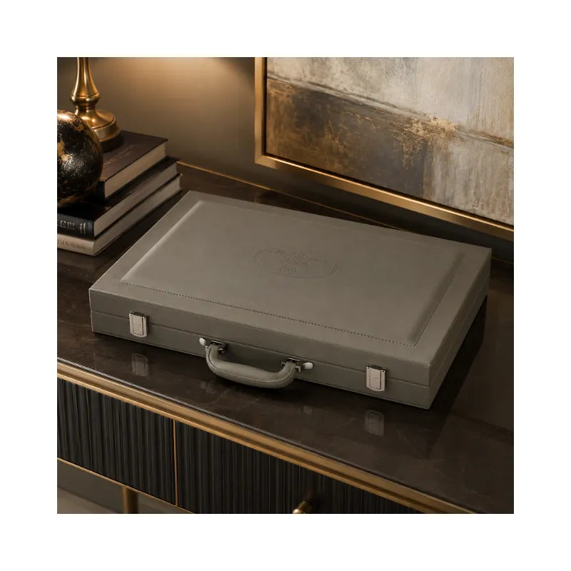 Dal Rossi Grey 45cm Backgammon Set