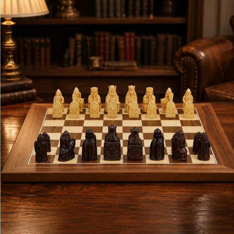 Dal Rossi Isle Of Lewis 40cm Chess Set