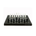 Dal Rossi Italy Carbon Fibre Finish Folding Chess Set 16″ 1
