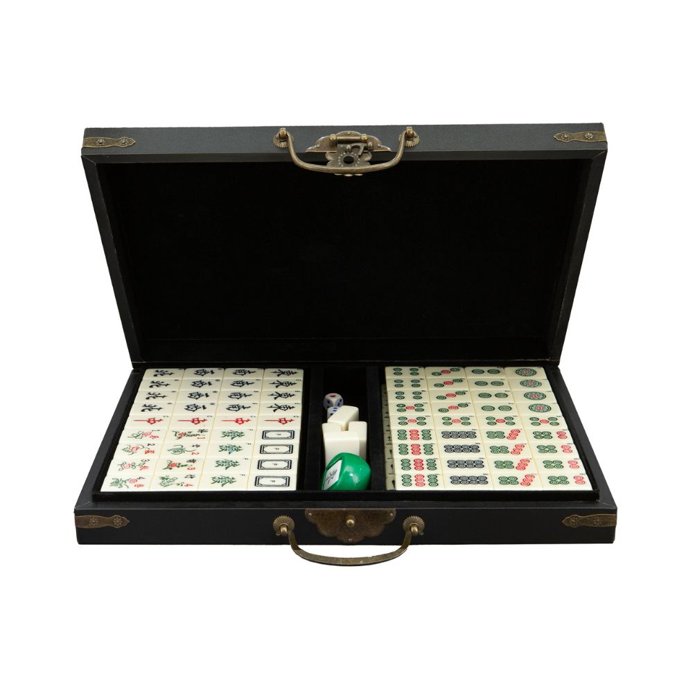 Dal Rossi Italy Hong Kong Style Mahjong Set Attaché Case 1