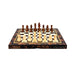 Dal Rossi Italy Mosaic Finish Folding Chess Set 16″ 1