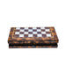 Dal Rossi Italy Mosaic Finish Folding Chess Set 16″ 2