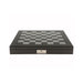 Dal Rossi Italy Medieval Warrior Chess Set on Carbon Fibre Shiny Finish Chess Box 20” with Compartments 3
