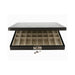 Dal Rossi Italy Medieval Warrior Chess Set on Carbon Fibre Shiny Finish Chess Box 20” with Compartments 4