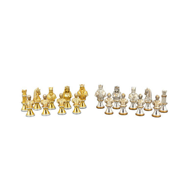 Dal Rossi Italy Medieval Warriors Metal Chessmen (85mm) 1