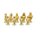 Dal Rossi Italy Medieval Warriors Metal Chessmen (85mm) 2