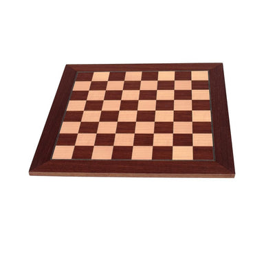 Dal Rossi Italy Palisander/Maple Chess Board 40cm