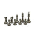 Dal Rossi Italy Very Heavy Brass Staunton Chessmen (110mm) 4
