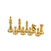 Dal Rossi Italy Very Heavy Brass Staunton Chessmen (110mm) 5