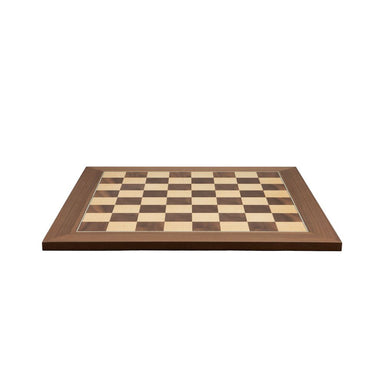 Dal Rossi Italy Walnut Inlaid Chess Board 50cm