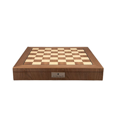 Dal Rossi Italy Walnut Inlaid Chess Box Walnut Inlaid 20” 1