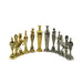 Dal Rossi Italy “Renaissance” Chessmen on a Walnut Inlaid Chess Box with Compartments 20" 2