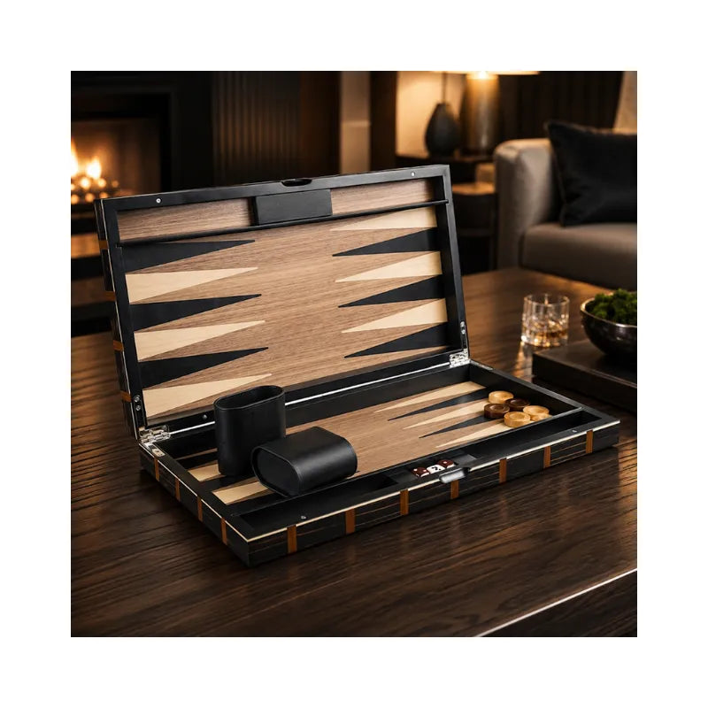Dal Rossi Luxury Mosaic 45cm Backgammon Set