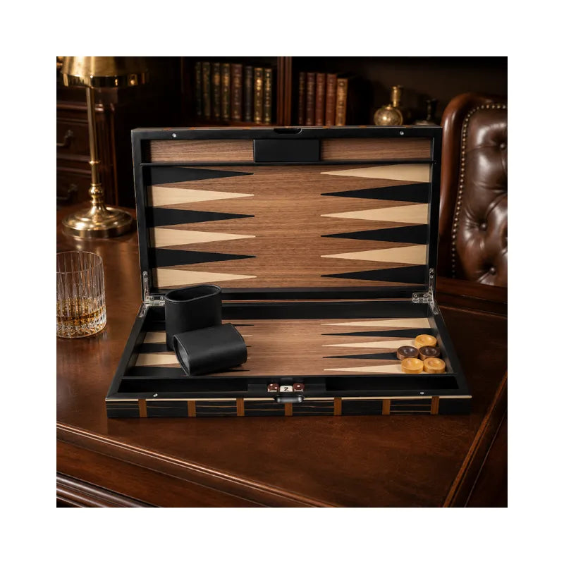 Dal Rossi Luxury Mosaic 45cm Backgammon Set