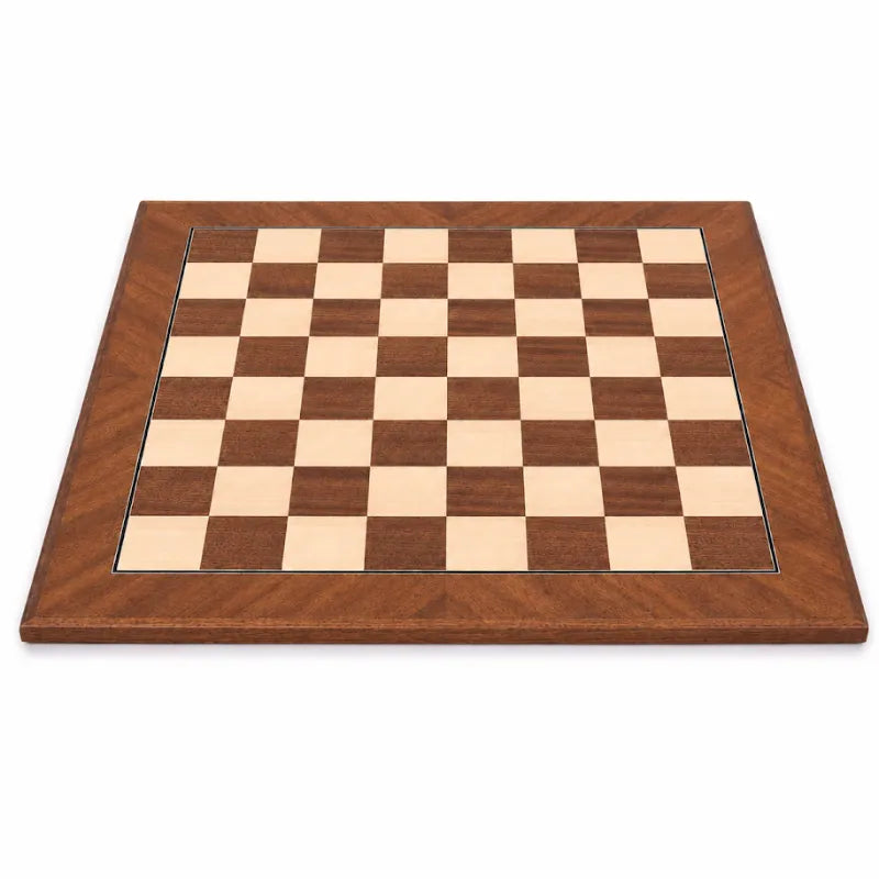 Dal Rossi Mahogany & Maple 50cm Staunton Chess Set