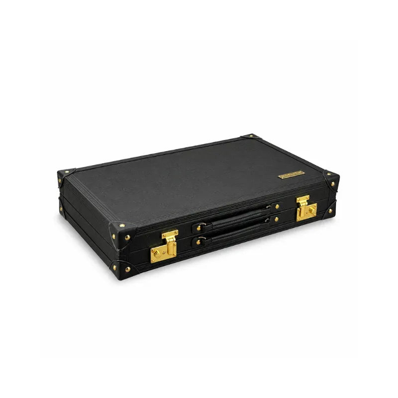 Dal Rossi Obsidian Black 45cm Backgammon Set