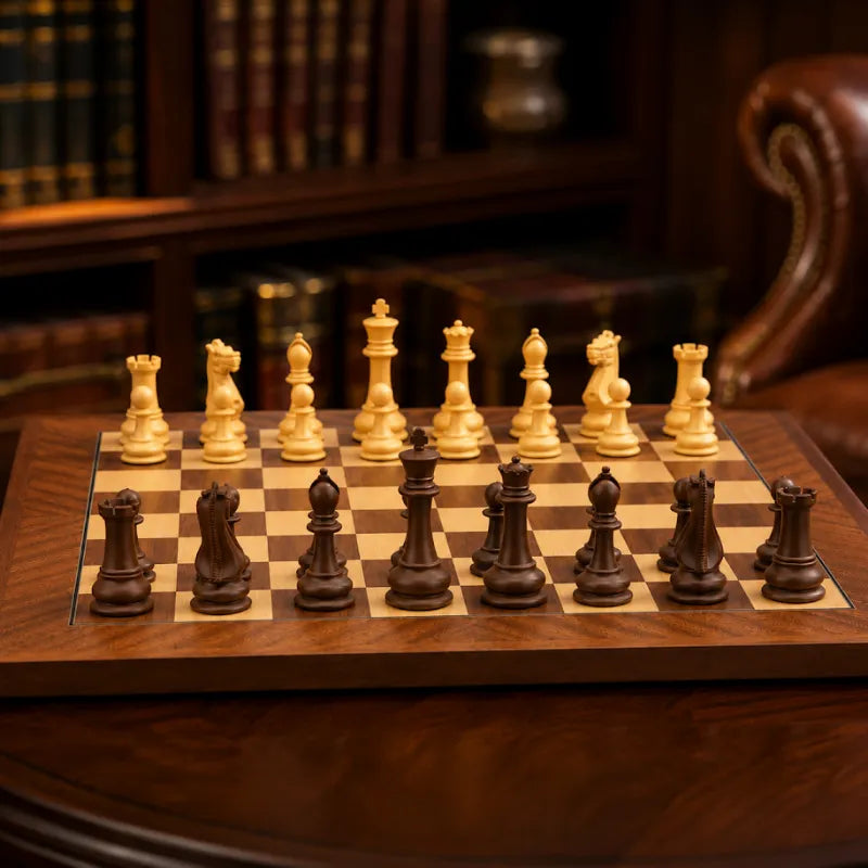 Dal Rossi Queens Gambit 50cm Chess Set