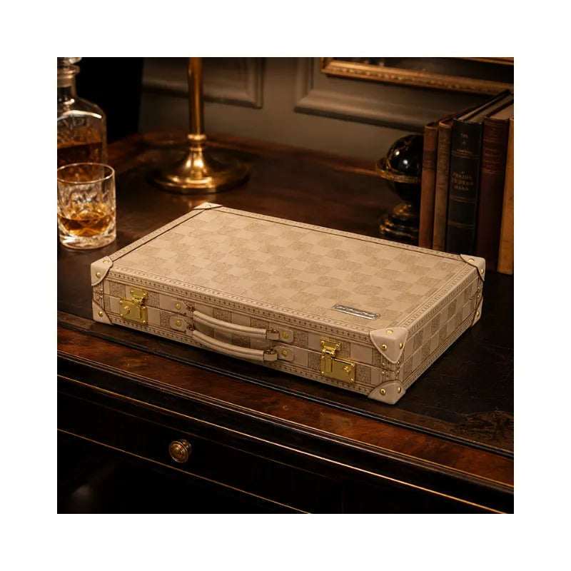 Dal Rossi Sandstone 45cm Backgammon Set
