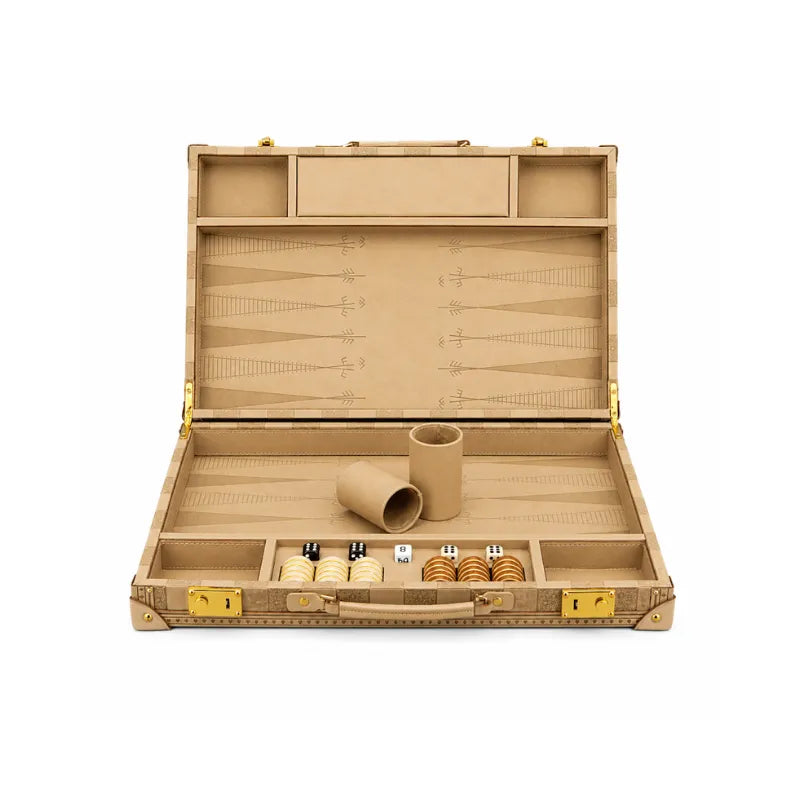 Dal Rossi Sandstone 45cm Backgammon Set