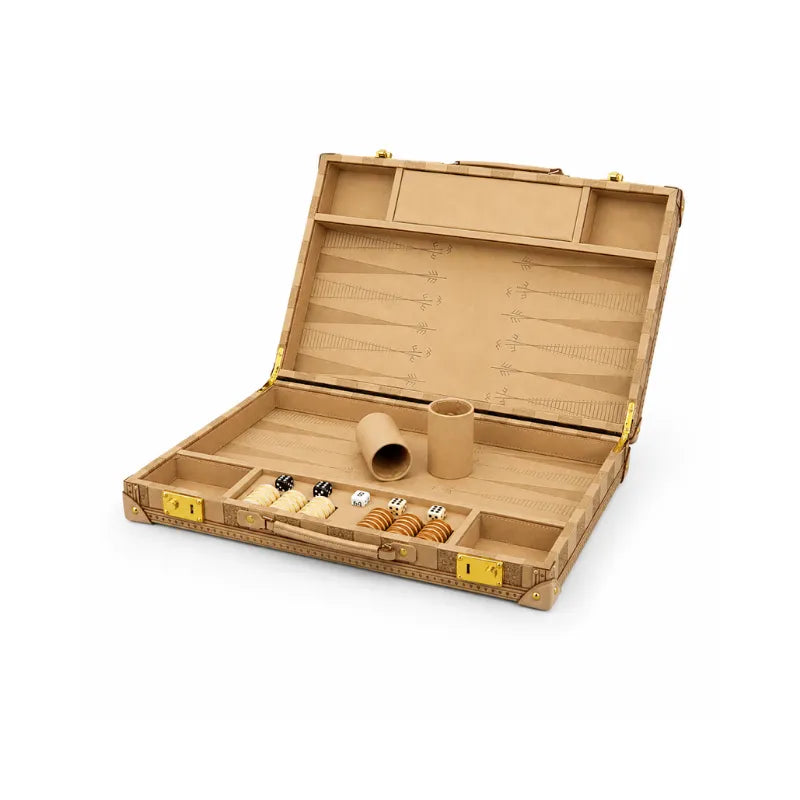 Dal Rossi Sandstone 45cm Backgammon Set