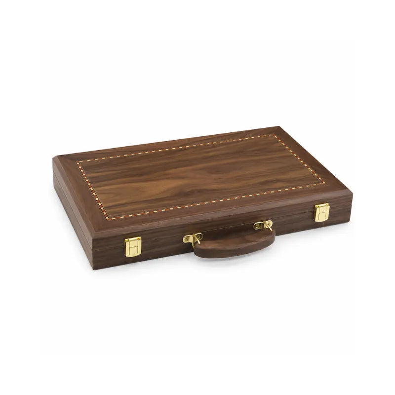 Dal Rossi Walnut 45cm Backgammon Set