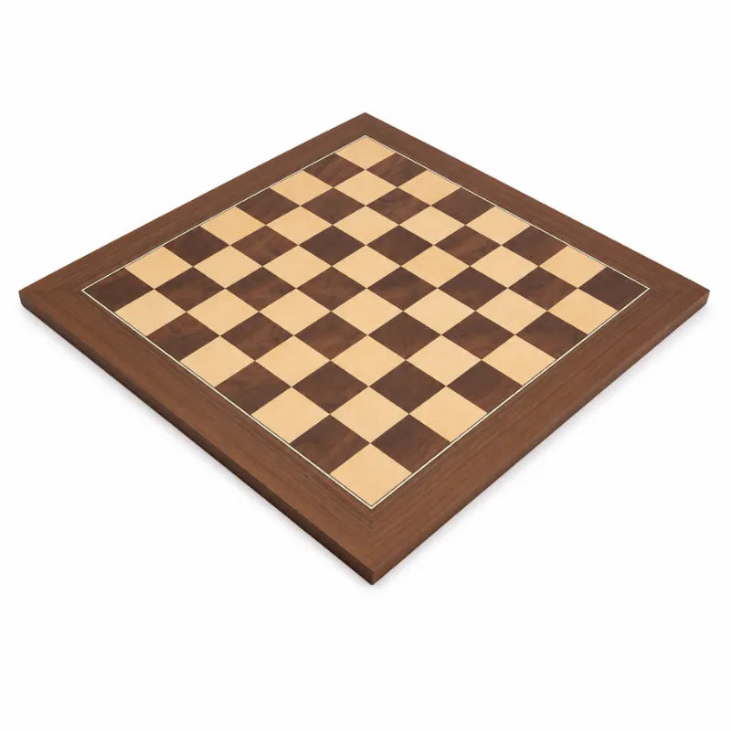 Dal Rossi Walnut Inlaid 50cm Staunton Chess Set