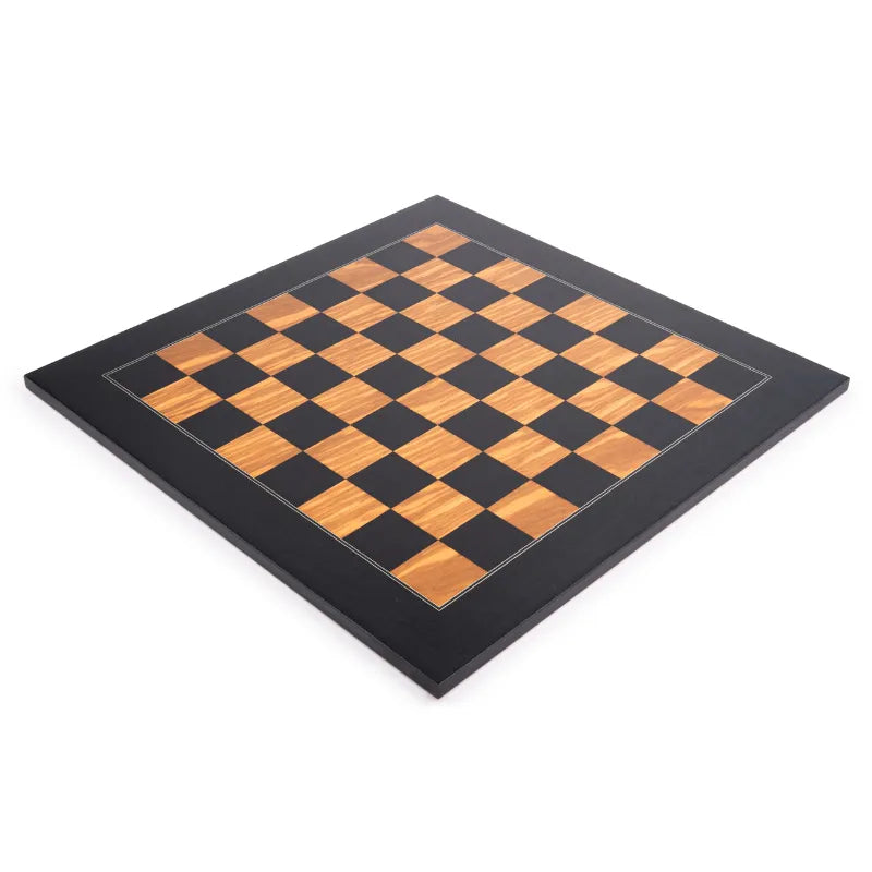 Ferrer Black Olive Deluxe Staunton Chess Set