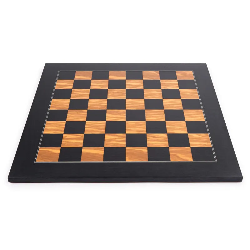 Ferrer Black Olive Deluxe Staunton Chess Set