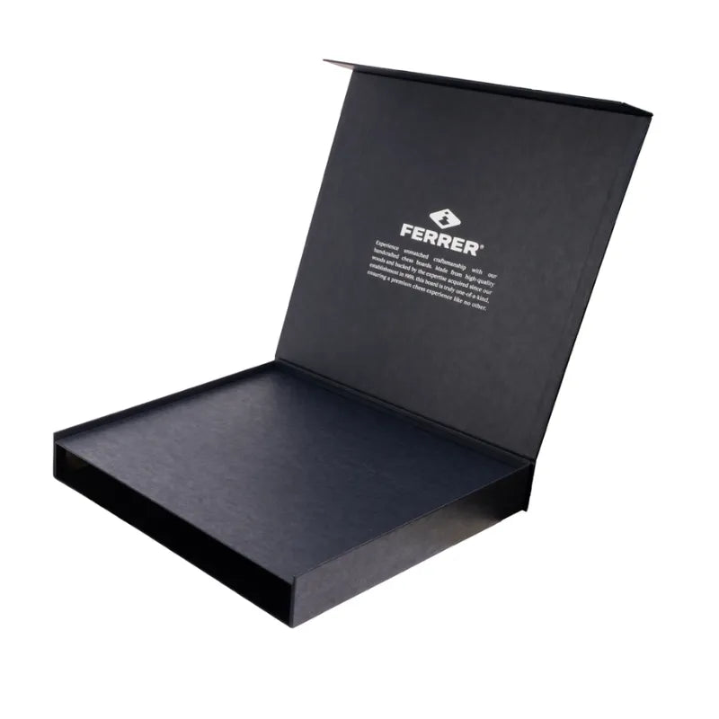Ferrer Black Olive Deluxe Staunton Chess Set
