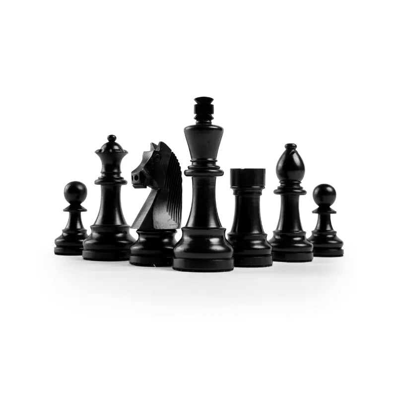 Ferrer Black Standard Chess Pieces