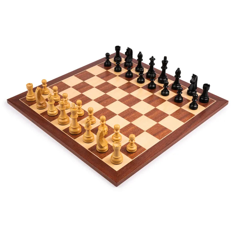Ferrer Mahogany Standard 50cm Chess Set