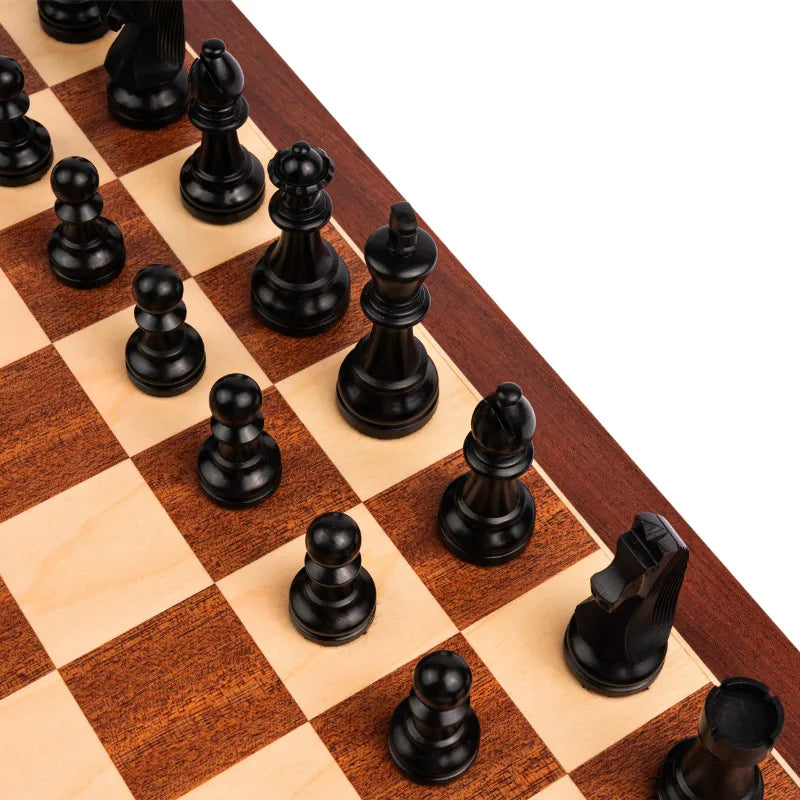 Ferrer Mahogany Standard 50cm Chess Set