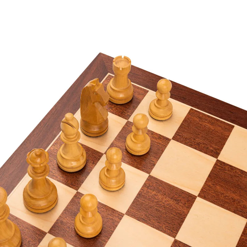 Ferrer Mahogany Standard 50cm Chess Set
