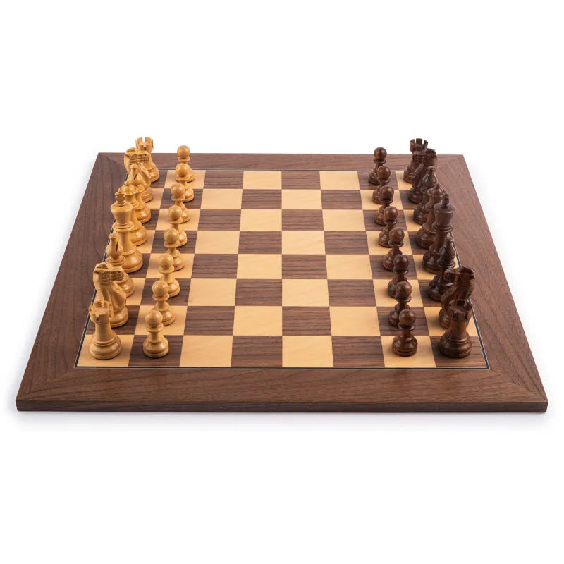 Ferrer Walnut Deluxe 50cm Chess Set