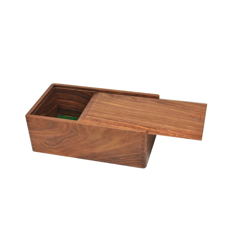 Golden Rosewood Chess Pieces Storage Box (For Chess Pieces Up To 114mm)