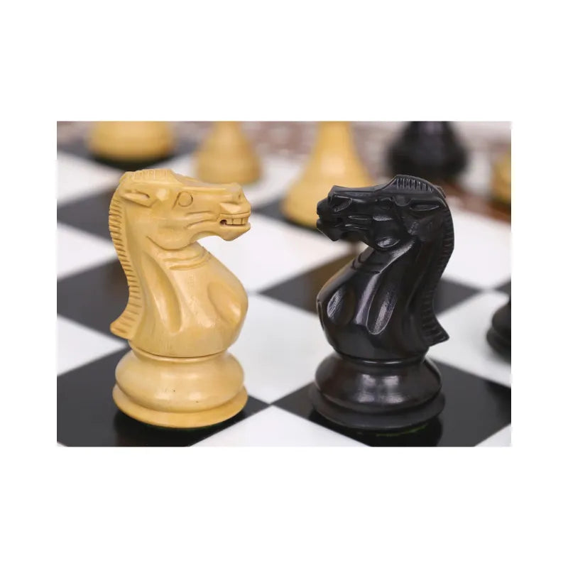 Golden Rosewood & Acrylic Ivory 61cm Chess Table & Pieces Bundle